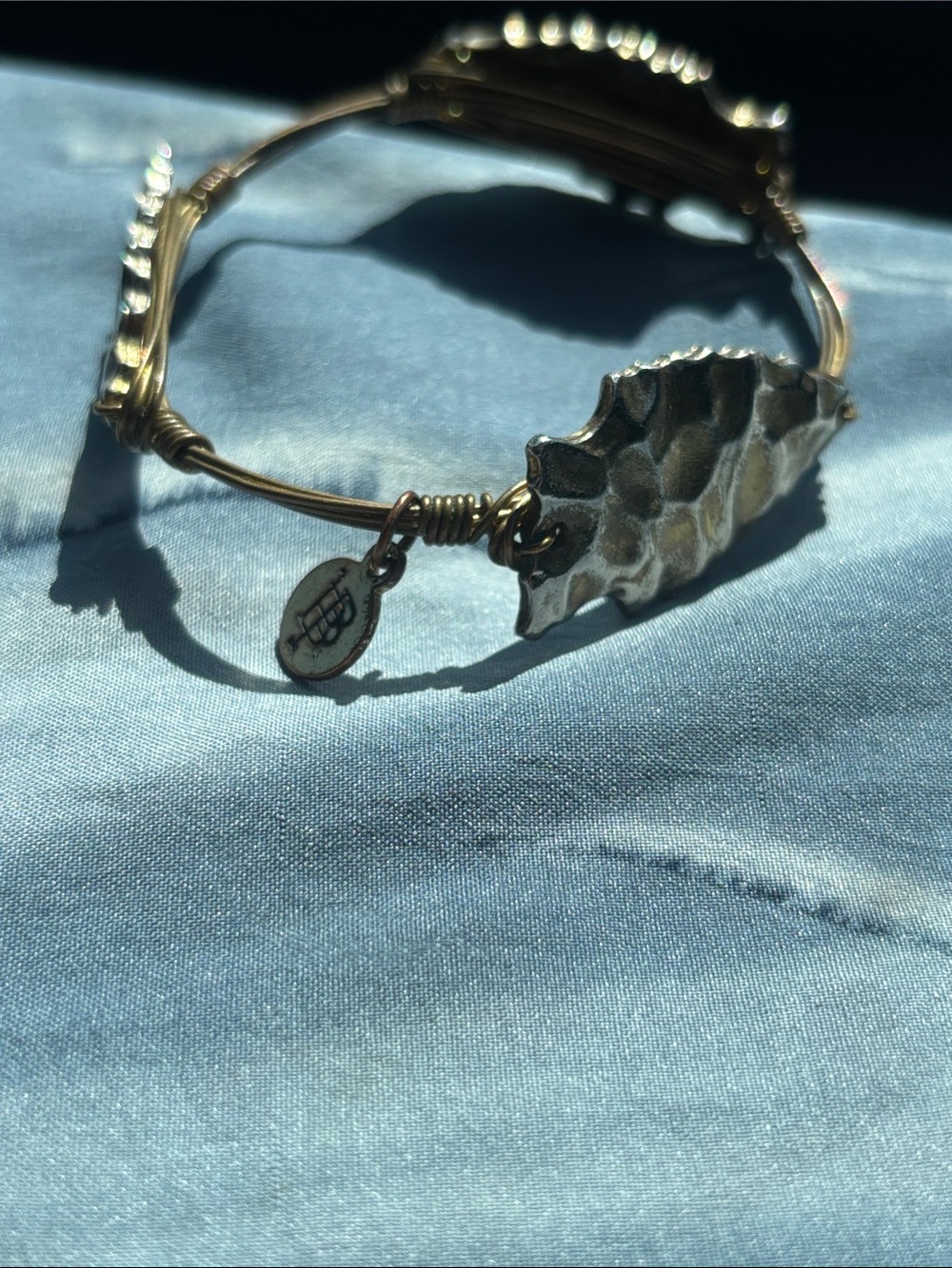 arrow head wire wrap bracelet